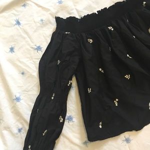 ZARA embroidered blouse